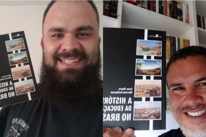 Os professores Isaac Marra e Marcelo Guilherme -  (crédito: Arquivo Pessoal)