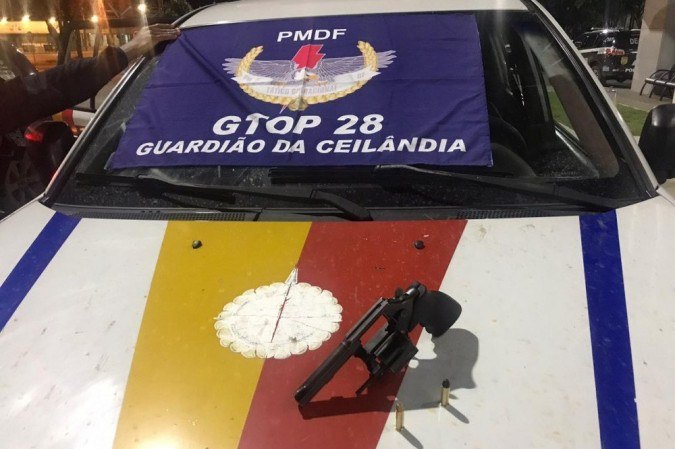Arma de fogo apreendida em Ceilândia 