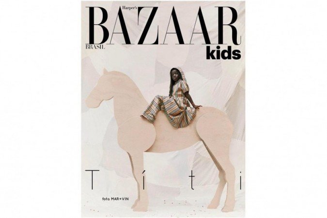 Titi, filha de Bruno Gagliasso e Giovanna Ewbank, estrela capa de revista