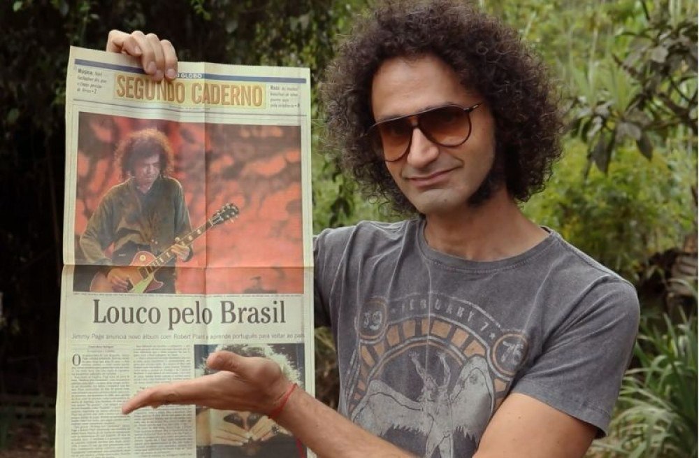 Livro reconstitui histórias e laços do guitarrista Jimmy Page com o Brasil