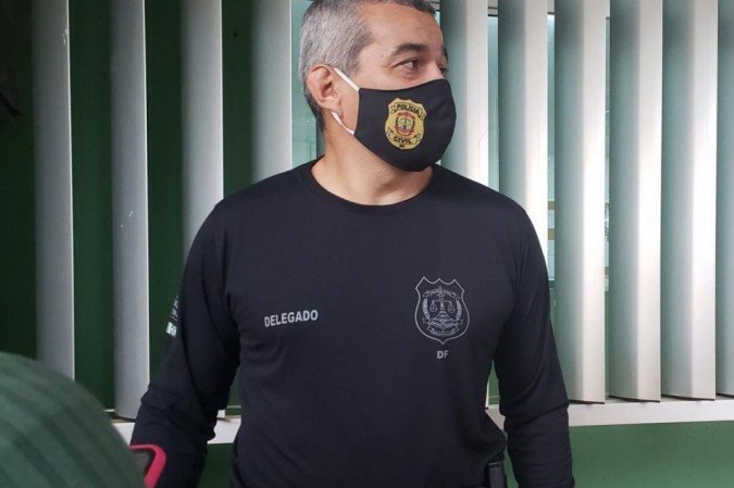 Delegado Marcelo Portela, chefe da 1ª Delegacia de Polícia (Asa Sul), investiga o caso -  (crédito: Darcianne Diogo/CB/D.A Press)