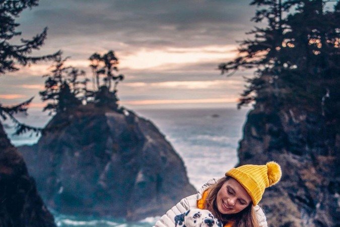 Dálmata com coração no nariz 