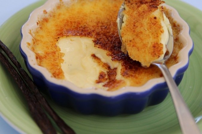 Receita de Creme Brullee de Luiza Jabour