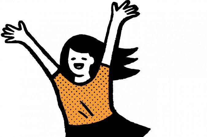 Quadrinho de Mina de HQ