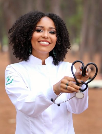 Andreza Ramos, recém-formada em enfermagem 