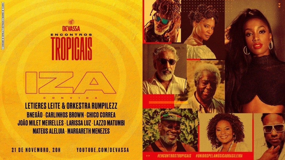 IZA e Orkestra Rumpilezz comandam 2ª edição do Encontros Tropicais