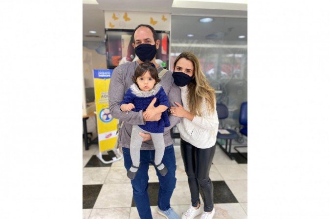 Bebê Kyara Lis recebe o remédio Zolgensma em Curitiba