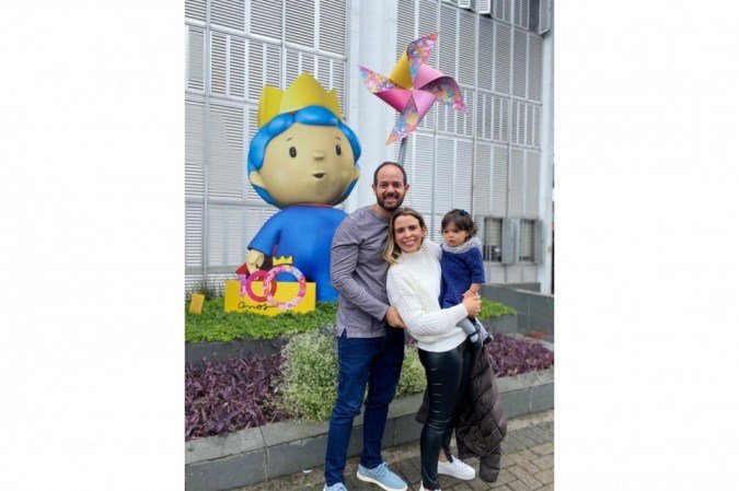 Bebê Kyara Lis recebe o remédio Zolgensma em Curitiba