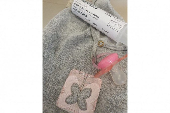 Bebê Kyara Lis recebe o remédio Zolgensma em Curitiba