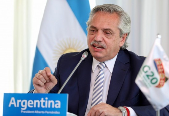 ESTEBAN COLLAZO / Argentina's Presidency Press Office / AFP