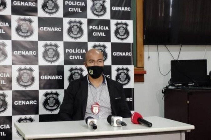 A investigação foi conduzida pelo delegado Danilo Meneses
- (crédito: Divulgação/PCGO) A investigação foi conduzida pelo delegado Danilo Meneses
- (crédito: Divulgação/PCGO)