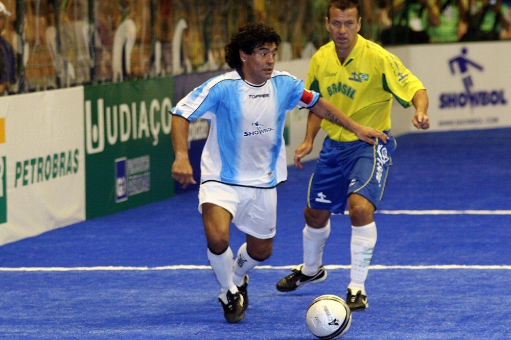 2006: Diego Maradona em Brasília