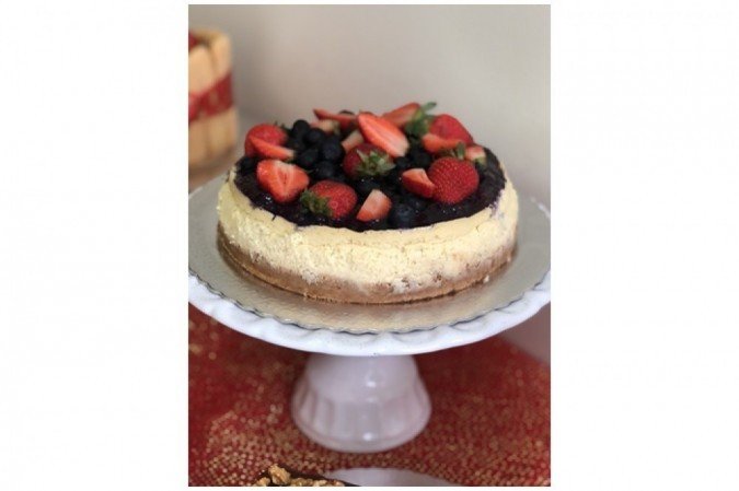 Cheesecake de frutas vermelhas, de Isabela Vitorino Cheesecake de frutas vermelhas, de Isabela Vitorino