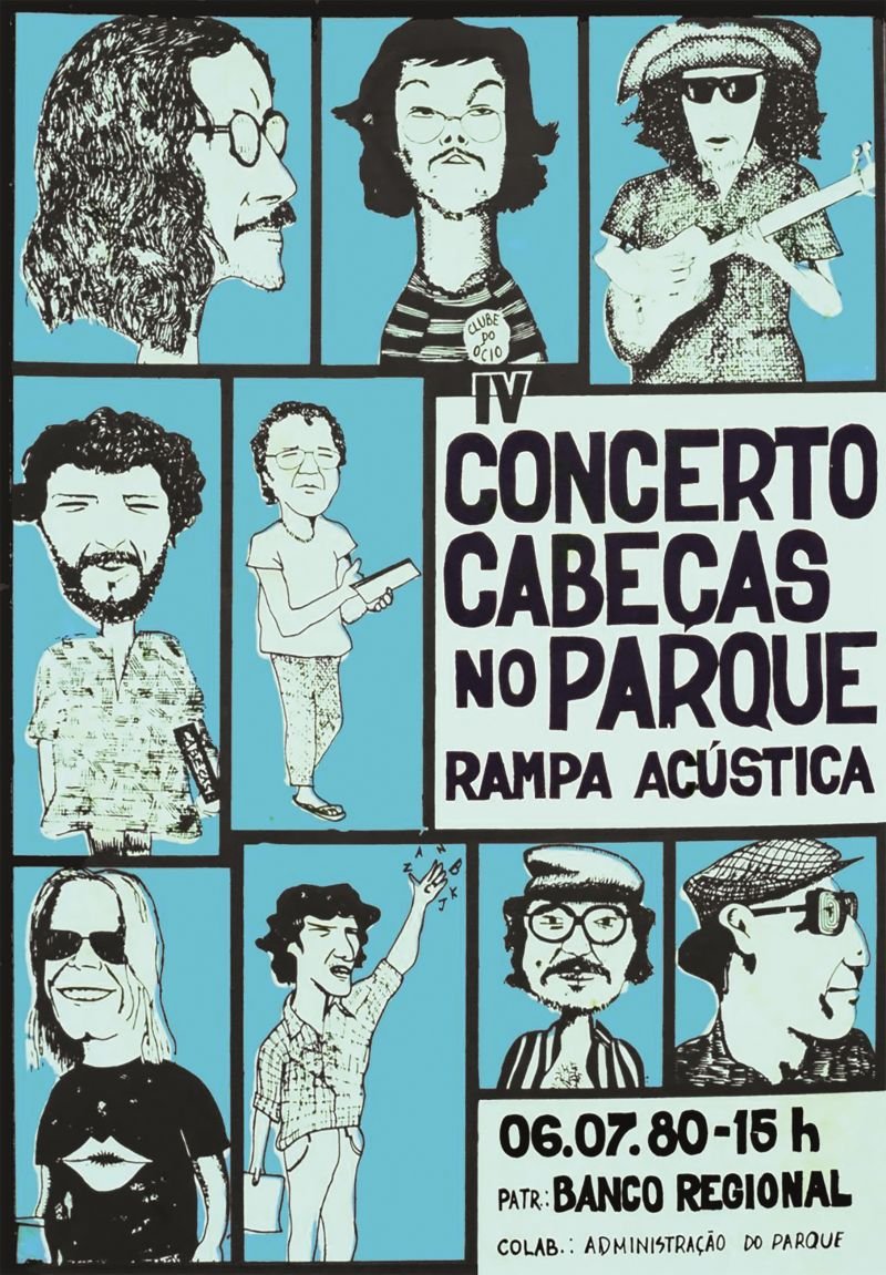Cartaz com arte de Zé Nobre