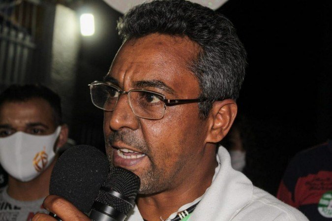 Cacique Marcos Xukuru, prefeito eleito de Pesqueira (PE) -  (crédito: Foto cedida do arquivo pessoal.)