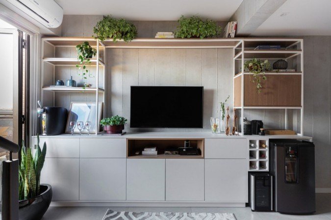 O grande segredo do projeto foi ter desenvolvidos todos os móveis sob medida