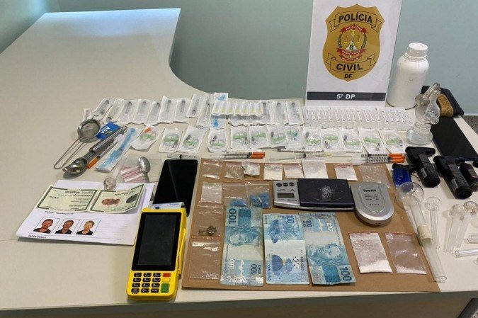 O suspeito vendia drogas em hotel de luxo na Asa Norte