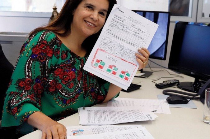 Adriane Henriques mobilizou colegas de trabalho para participar da ação - (crédito: Rosinei Coutinho/SCO/STF) Adriane Henriques mobilizou colegas de trabalho para participar da ação - (crédito: Rosinei Coutinho/SCO/STF)