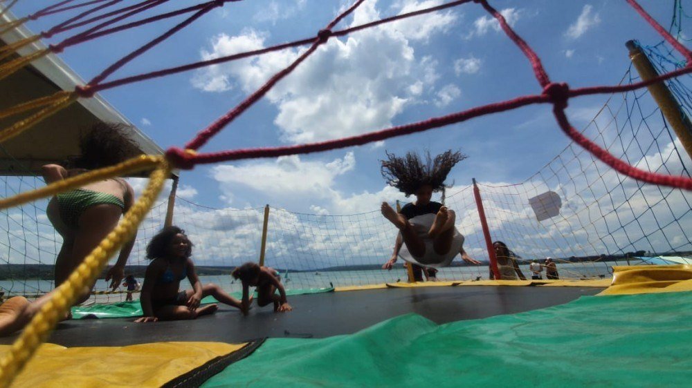 Projeto no Parque das Garças presenteia 40 crianças do Varjão