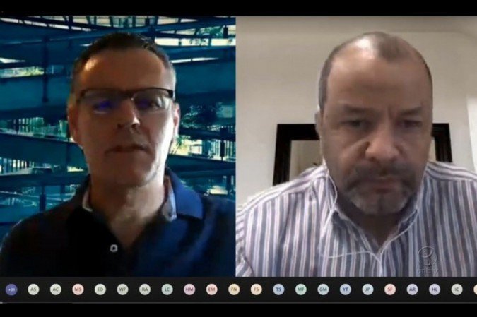 Integrantes da 615ª reunião do Cepe/UnB -  (crédito: YouTube/Reprodução)