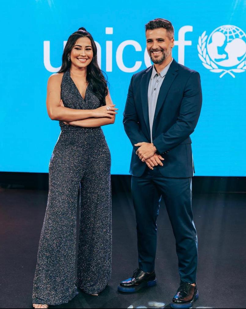 Bruno Gagliasso e Thaynara OG são novos embaixadores do Unicef no Brasil
