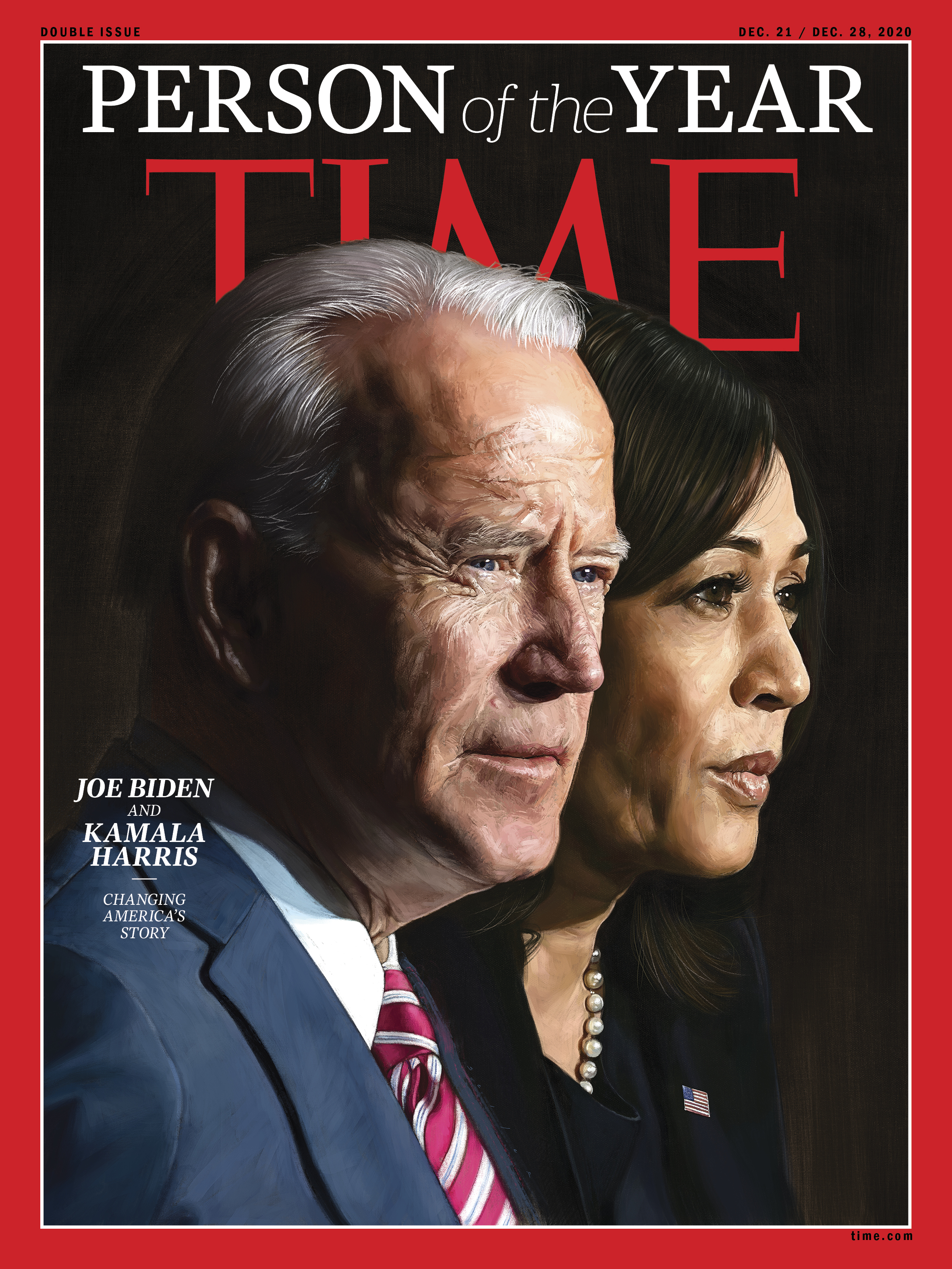 Joe Biden e Kamala Harris são eleitos 'Personalidades do Ano' pela revista Time