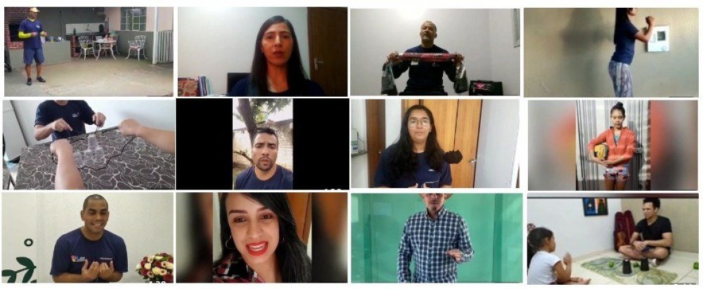 Equipe pedagógica da FAC usou a criatividade para estimular a saúde física e mental dos alunos de sete Centros Olímpicos e Paralímpicos do DF