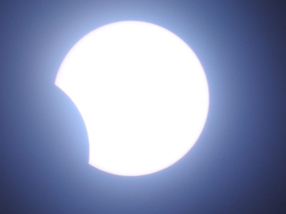 Eclipse solar en el Distrito Federal