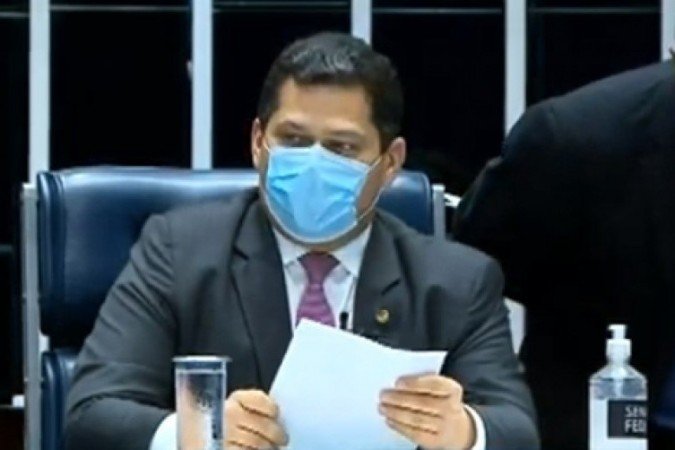 (crédito: TV Senado / Reprodução) (crédito: TV Senado / Reprodução)