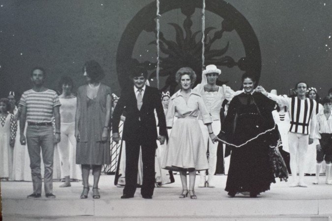 Ópera Carmina Burana, encenada no DF na década de 1980