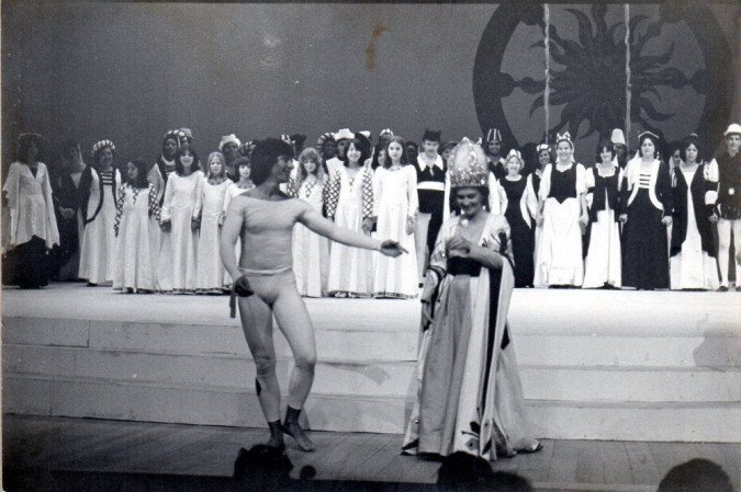 Ópera Carmina Burana, encenada no DF na década de 1980