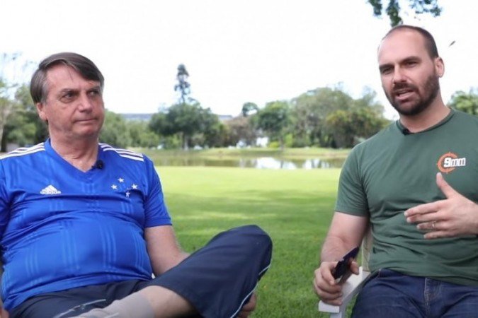  (crédito: Reprodução/Youtube Eduardo Bolsonaro)