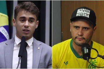 Montagem com Cleitinho e Nikolas -  (crédito: Reprodução/Câmara dos Deputados/Gladyston Rodrigues/EM)