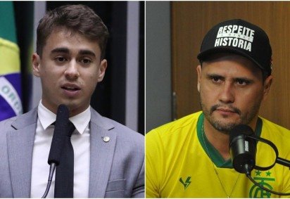 Montagem com Cleitinho e Nikolas -  (crédito: Reprodução/Câmara dos Deputados/Gladyston Rodrigues/EM)