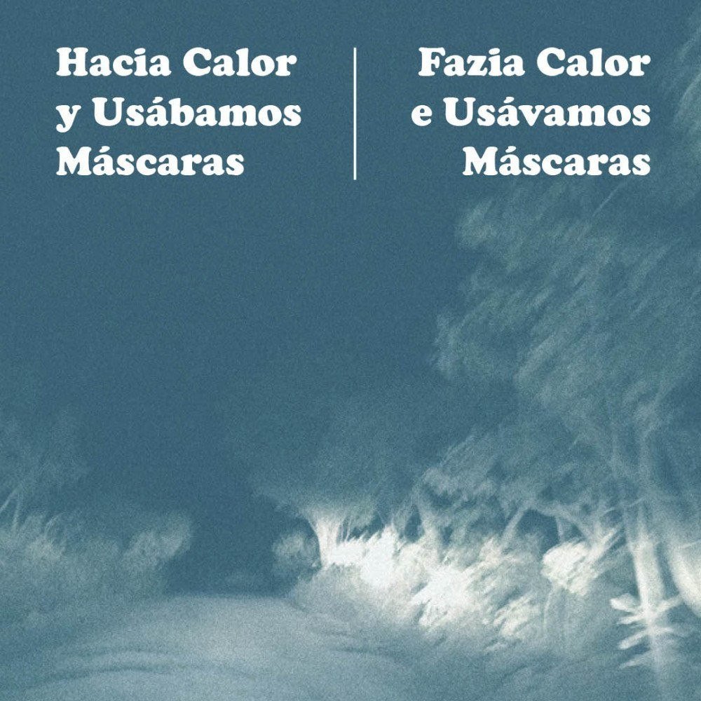 Capa do livro 'Fazia calor e us&aacute;vamos m&aacute;scaras'
