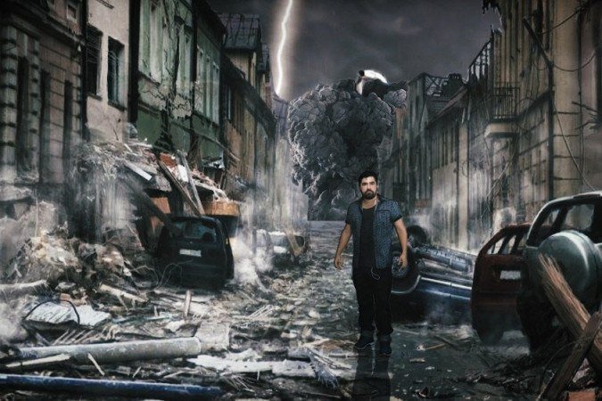 Ilustração do livro Détrius - A guerra dos dois mundos