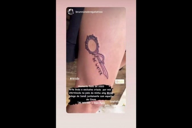 Arte escolhida por Cleo é uma criação de Brunno Nóbrega