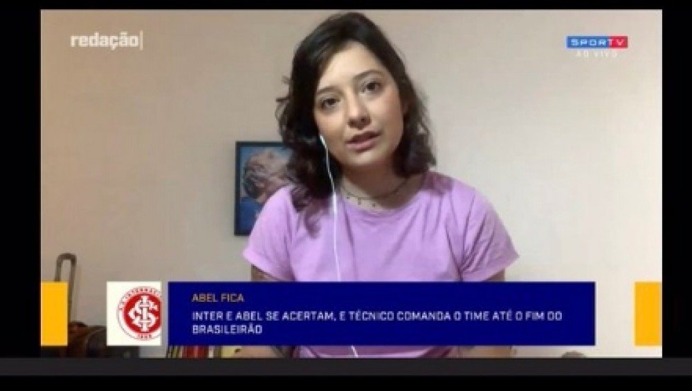 Quadro cai misteriosamente durante programa ao vivo no Sportv; veja