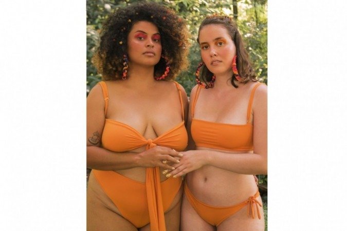 Yasmin Matos, estilista da marca Saura, criou coleção de biquínis que abrange todos os biotipos: peças em cores vivas que lembram o clima quente das regiões do cerrado
