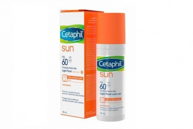 Linha de protetores solares da Cetaphil. Com textura leve, vem nas versões com e sem cor (entre R$ 50 e R$ 75)