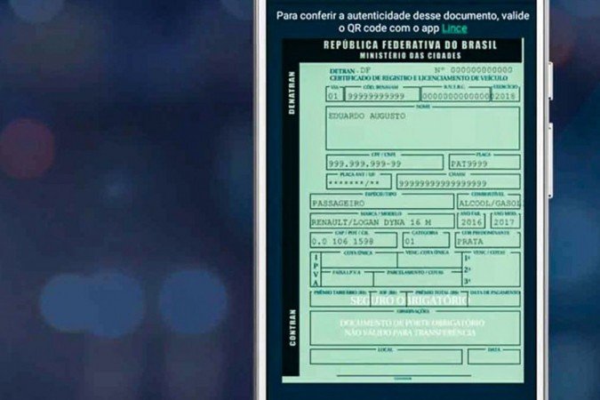 (crédito: Divulgação/Denatran) (crédito: Divulgação/Denatran)