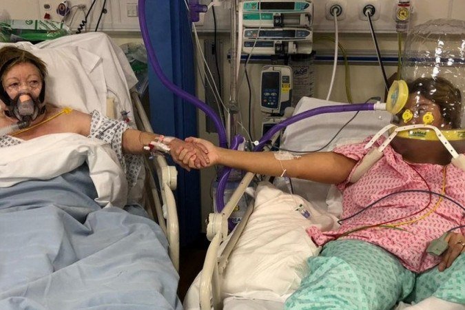 Maria Rico e sua filha Anabel Sharma foram admitidas no hospital Leicester Royal no mesmo dia - Maria Rico e sua filha Anabel Sharma foram admitidas no hospital Leicester Royal no mesmo dia -
