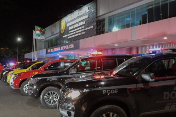 A operação visa reduzir os crimes violentos letais e intencionais - (crédito: Divulgação/SSP) A operação visa reduzir os crimes violentos letais e intencionais - (crédito: Divulgação/SSP)