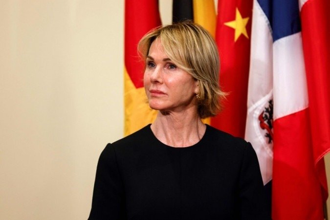 Embaixadora dos EUA nas Nações Unidas Kelly Craft deve ir à China de 13 a 15 de janeiro -  (crédito: AFP / POOL / MIKE SEGAR)