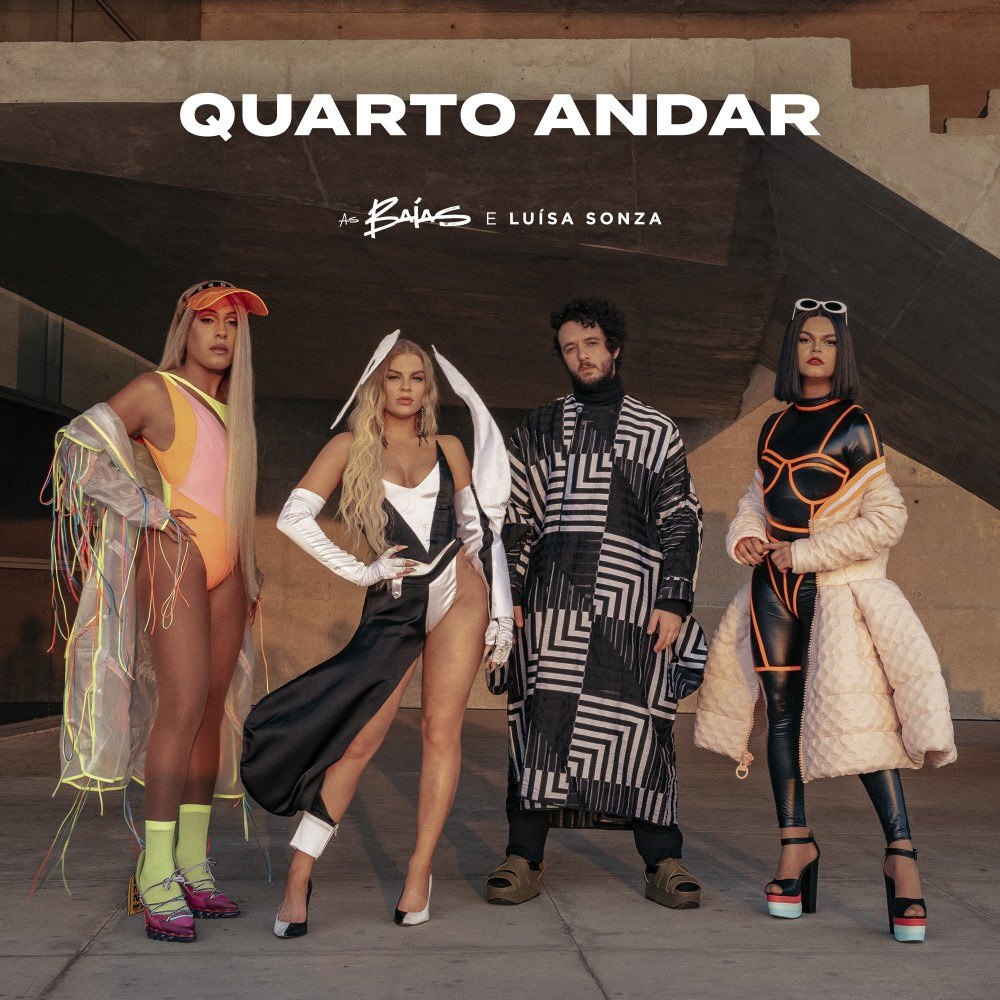 Trio As Baías lança parceria com Luísa Sonza no single 'Quarto andar'