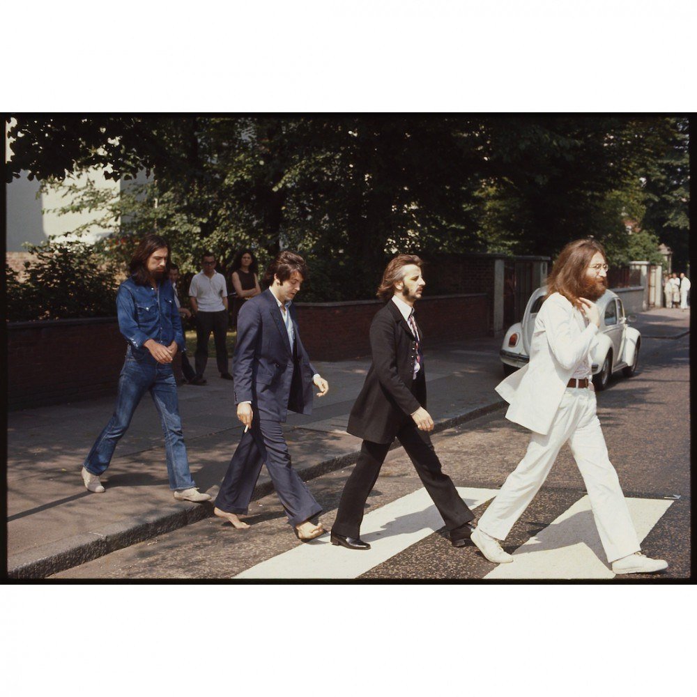 Making of da capa de Abbey Road, 11º álbum de estúdios dos Beatles. 