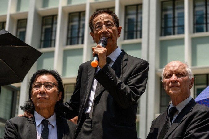 o advogado e ativista Daniel Wong é um dos presos na operação - (crédito: AFP / Philip FONG) o advogado e ativista Daniel Wong é um dos presos na operação - (crédito: AFP / Philip FONG)