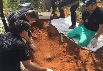 Os restos mortais da vítima foram encontrados em 2018, em Brazlândia - (crédito: PCDF/Divulgação) Os restos mortais da vítima foram encontrados em 2018, em Brazlândia - (crédito: PCDF/Divulgação)