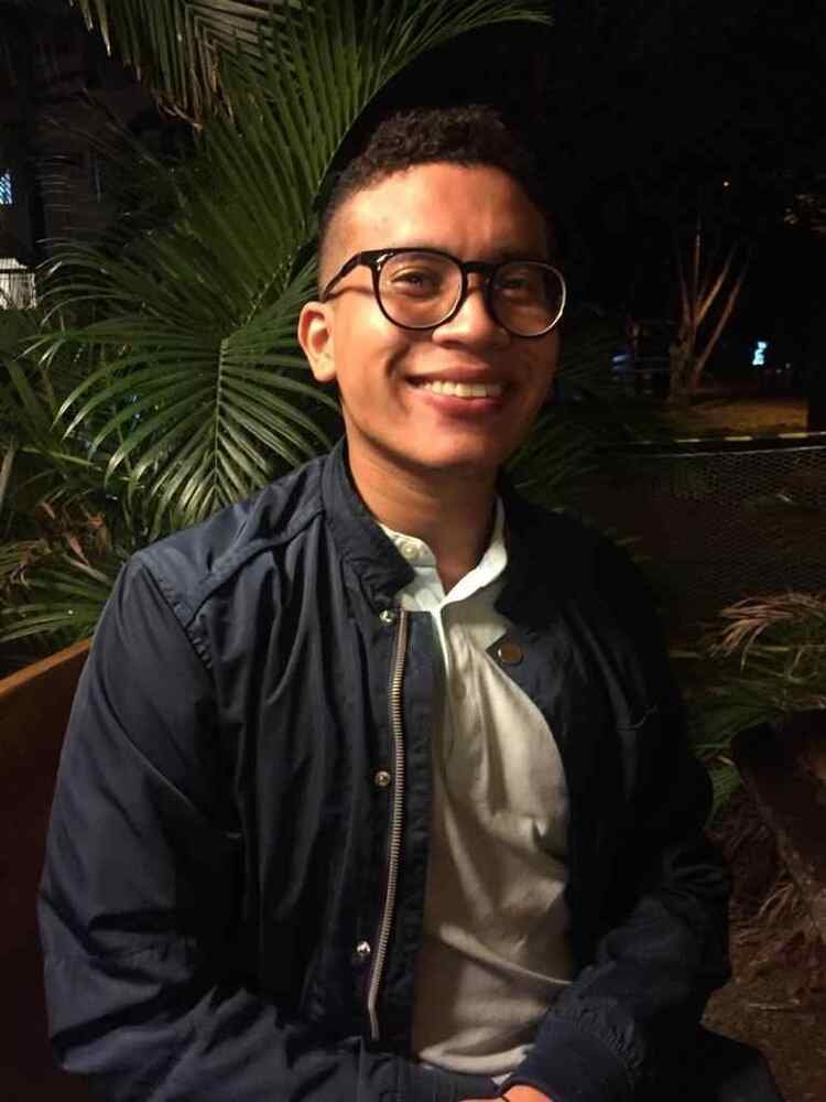 João Emanuel Saraiva, representante da Casa do Estudante