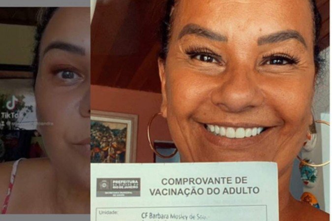 Solange Couto exibe carteira de vacinação: ''sensação de esperança'' -  (crédito: Reprodução/ Instagram)
